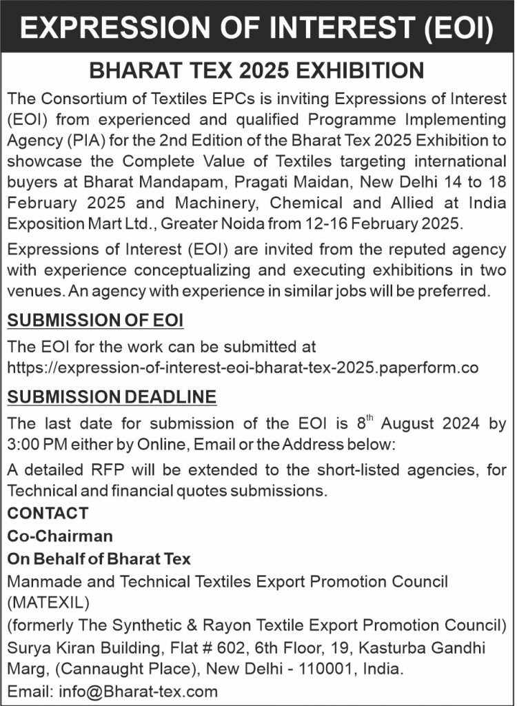 Expression of Interest (EOI)