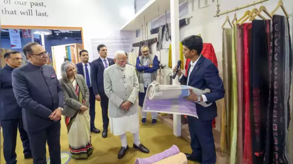 Honble-Prime-Minister-Narendra-Modi at Bharat Tex 2025