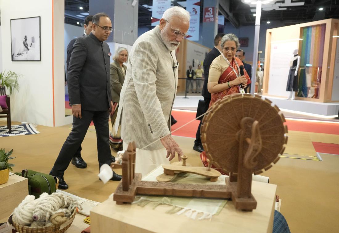 Honble-Prime-Minister-Narendra-Modi at Bharat Tex 2025