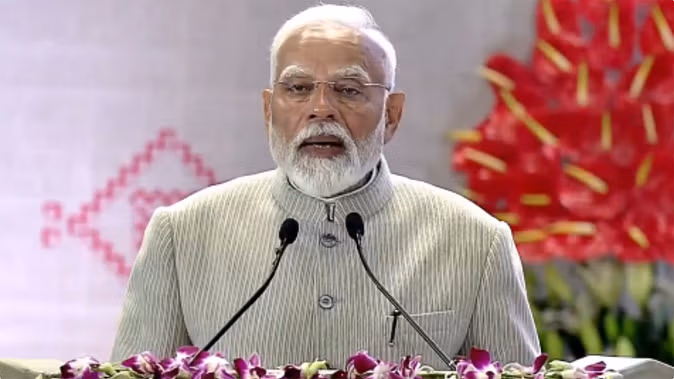 Honble-Prime-Minister-Narendra-Modi at Bharat Tex 2025